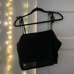 Tie strap top